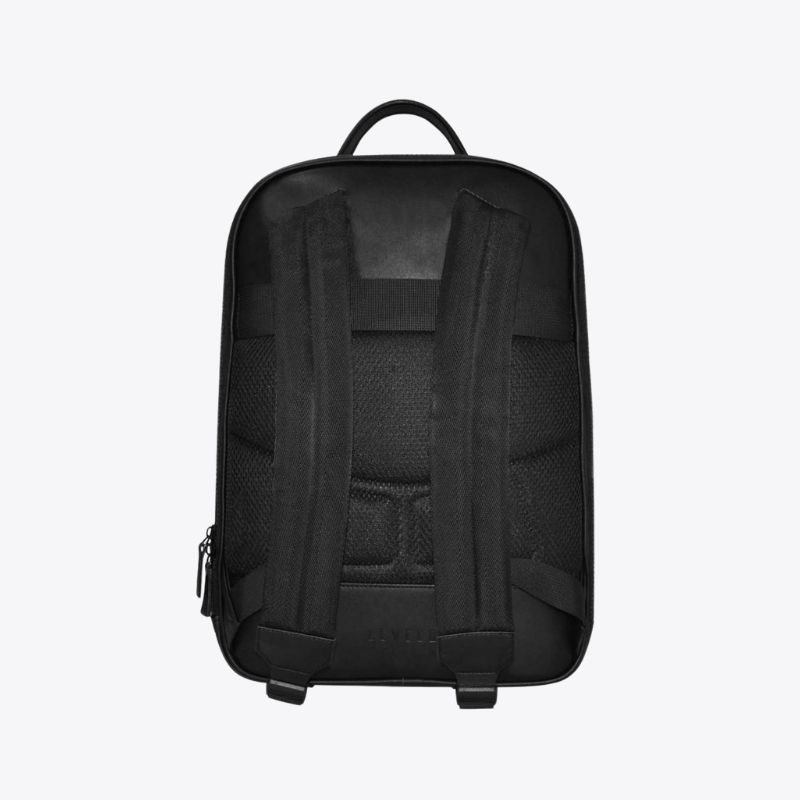 Levelo Gracia Leather Black Universal Backpack
