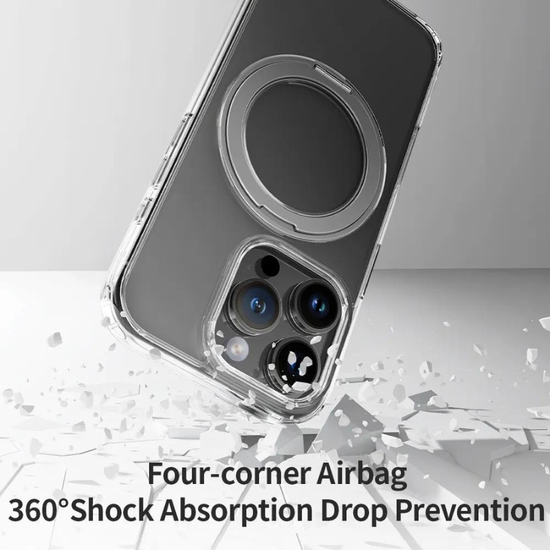 ROCK Protective Cover for iPhone 16 Pro Max with Foldable Bracket