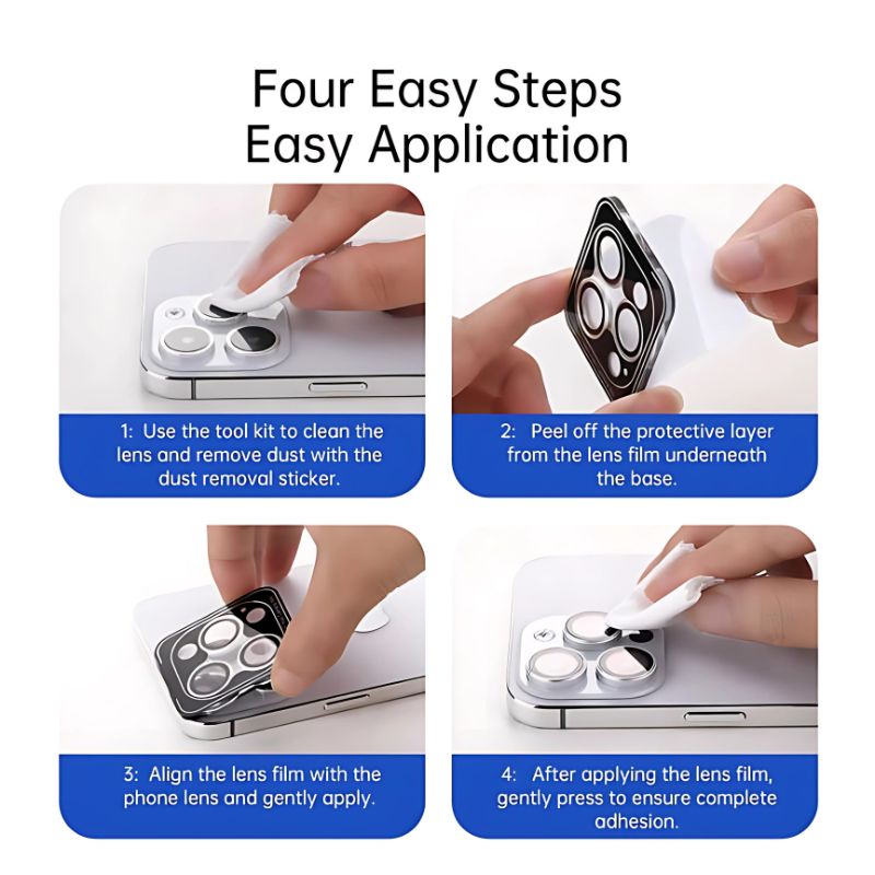 Rock Camera Lens For iPhone 16 Pro and iPhone 16 Pro Max