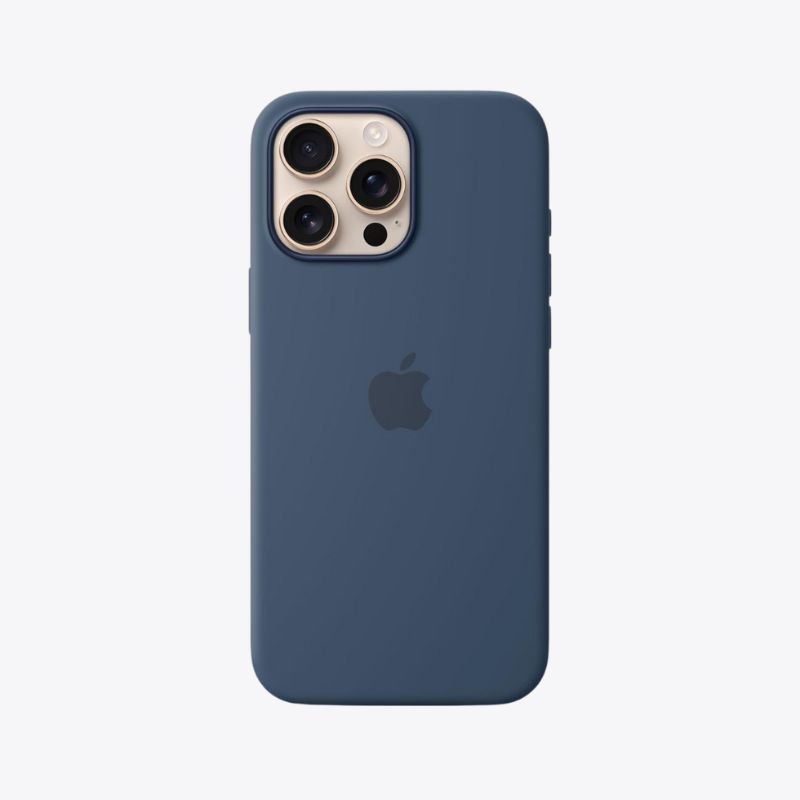 Apple iPhone 16 Pro Max Silicone Case with MagSafe – Denim