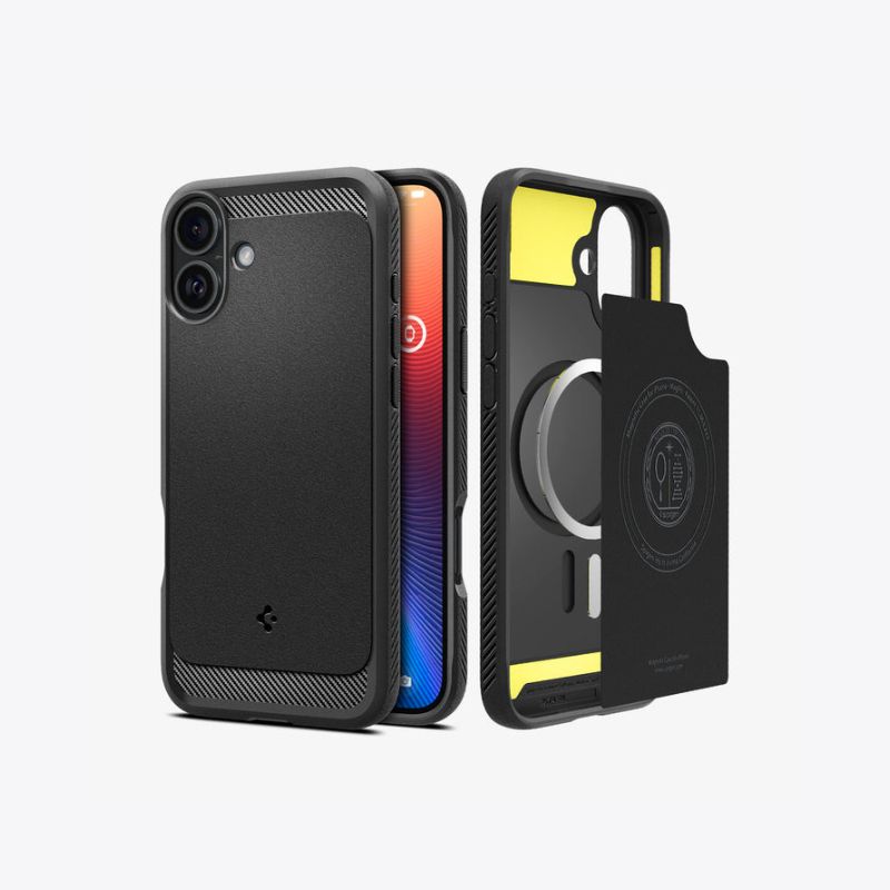 Spigen Rugged Armor (MagFit) Case for iPhone 16 Series