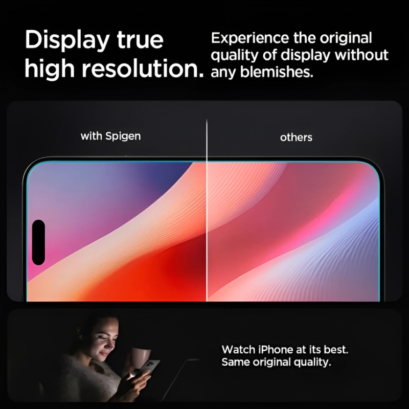 Spigen iPhone 16 Pro Max Full Coverage Glas.tR Slim HD
