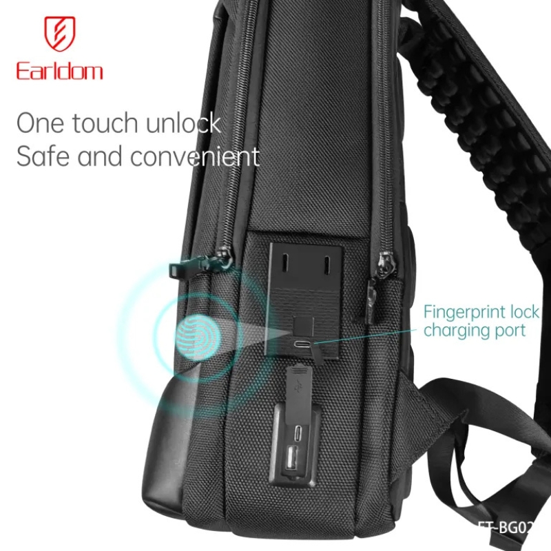 Anti-theft fingerprint lock backpack