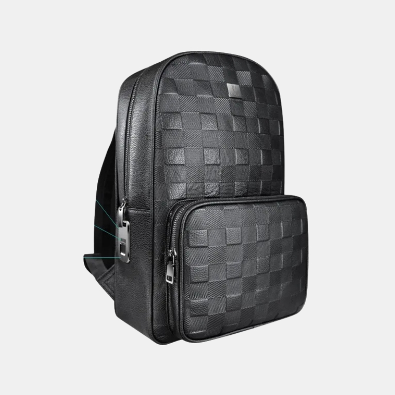 Scottish Business Intelligence fingerprint anti-theft backpack