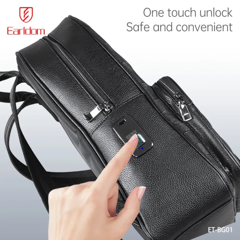 Scottish Business Intelligence fingerprint anti-theft backpack