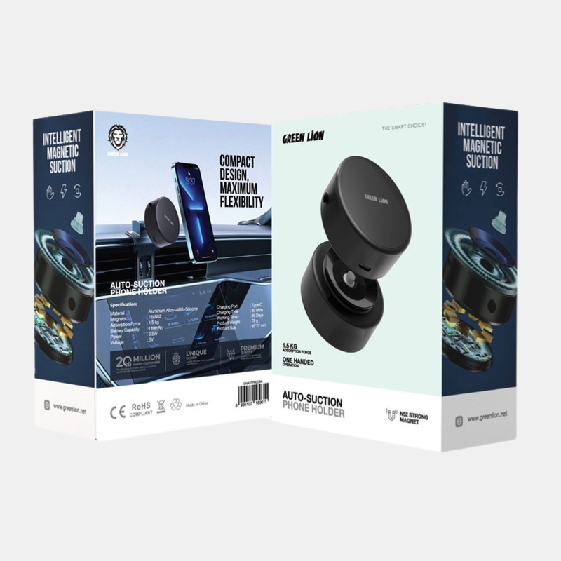 Green Lion Auto-Suction Phone Holder