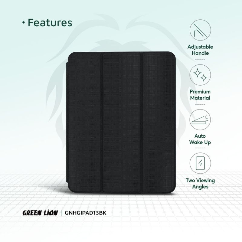 Green Lion Case For iPad Pro 13