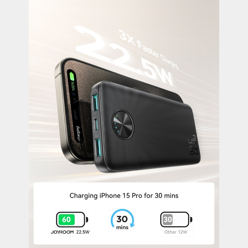 JOYROOM JR-PBF15 22.5W 10000mAh Fast Charging Power Bank