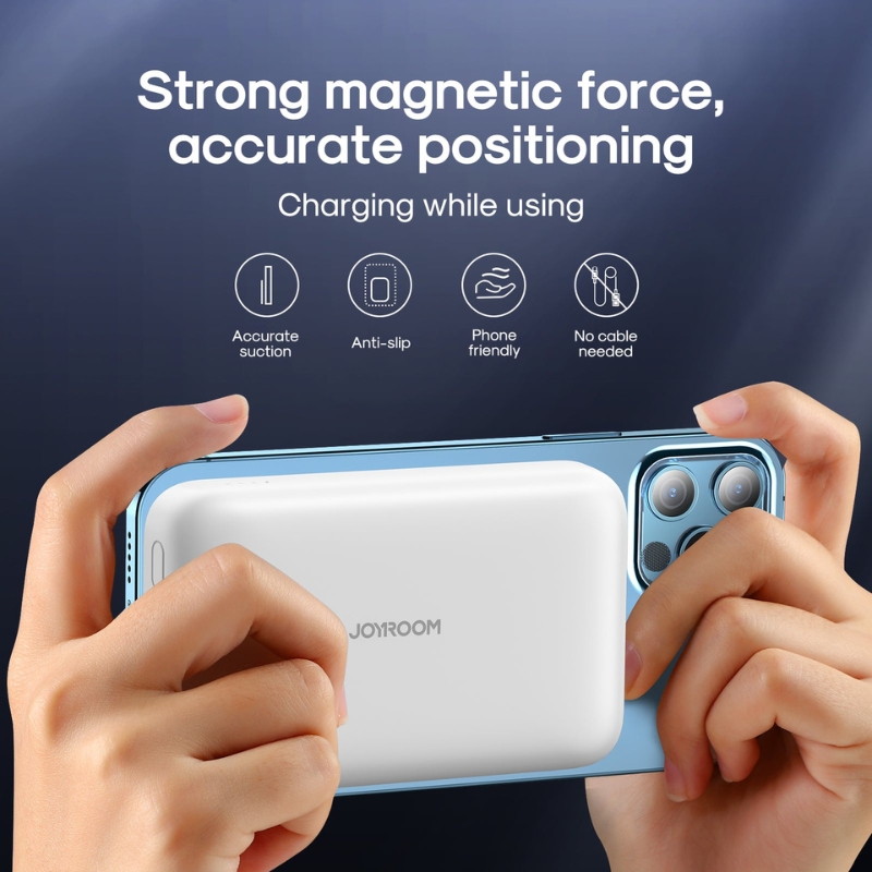 JOYROOM JR-W020 20W MagSafe Wireless Power Bank 10000mAh – Fast Charging