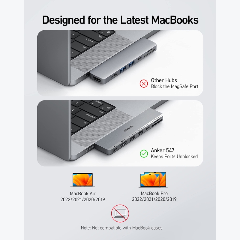 Anker 547 USB-C Hub (7-in-2, for MacBook)