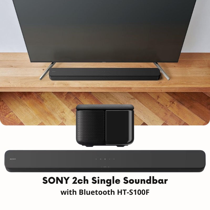 Sony HT-S100F 2 Channel Soundbar with Bluetooth