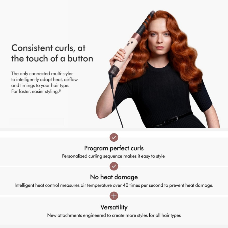 Dyson Airwrap i.d. multi-styler and dryer Straight+Wavy (Jasper Plum)