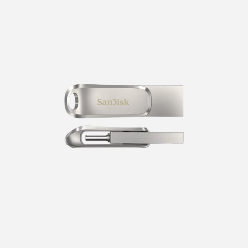 SanDisk Ultra Dual Drive Luxe USB Type-C™ Flash Drive - 512GB (Silver)