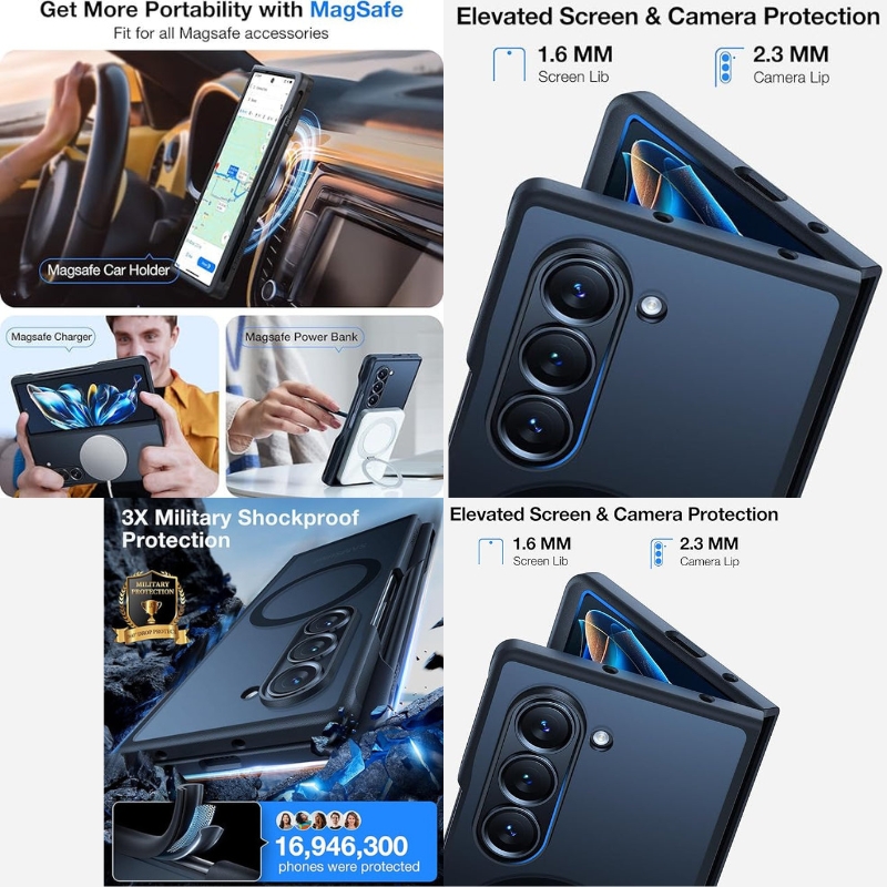 Torras Guardian MagSafe Case for Samsung Galaxy Z Fold 7