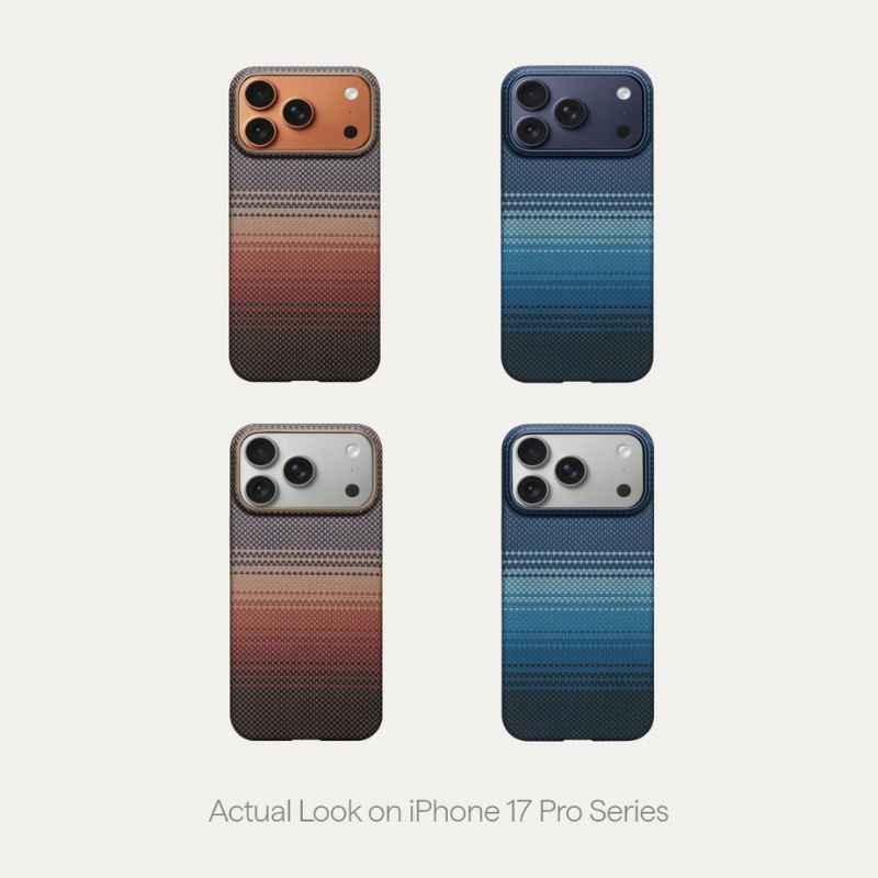 Pitaka Moment · Moonrise Ultra-Slim Case For iPhone 17 Pro max with PitaTap