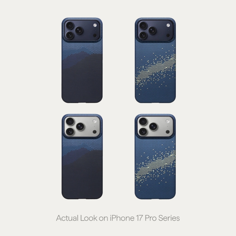 Pitaka Moment · MILKY WAY GALAXY Ultra-Slim Case For iPhone 17 Pro max with PitaTap