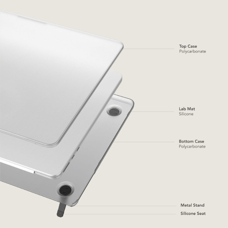 Bluepebble ArmorEdge MacBook Air M4 Cover 13.6inch
