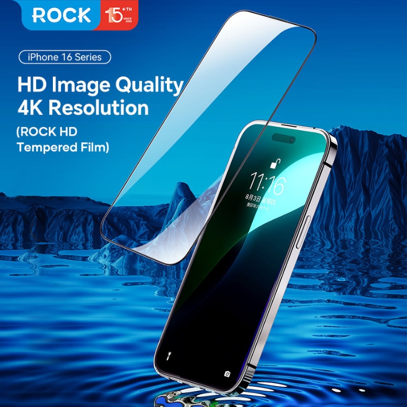 Rock HD Full-Coverage Tempered Glass Screen Protector For 17 Models