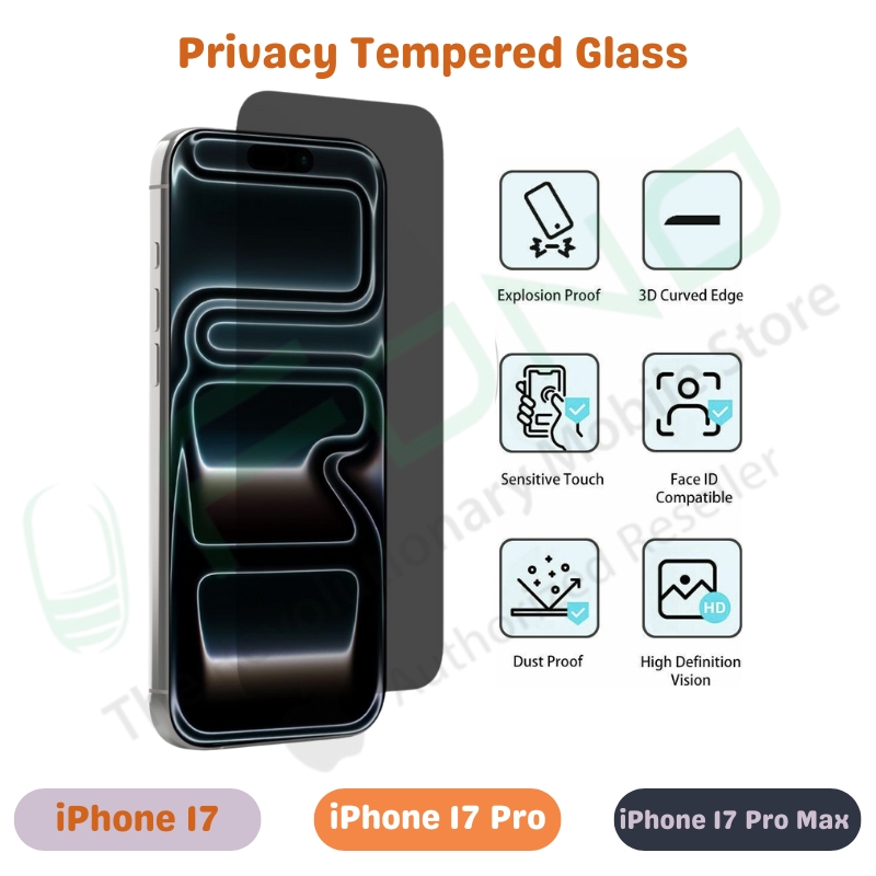 Rock HD Full-Coverage Privacy Tempered Glass Screen Protector For 17 Models