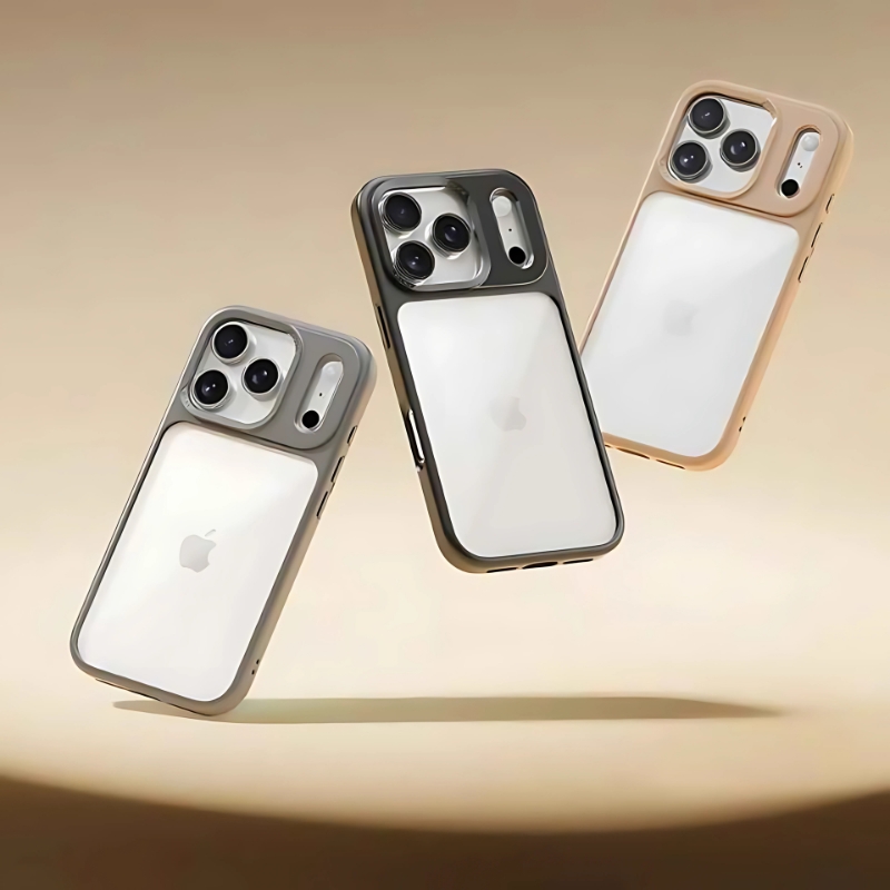 Rock PC+TPU Shockproof Hybrid Transparent Back Cover for iPhone 17 Series