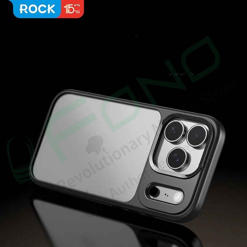 Rock PC+TPU Shockproof Hybrid Transparent Back Cover for iPhone 17 Series