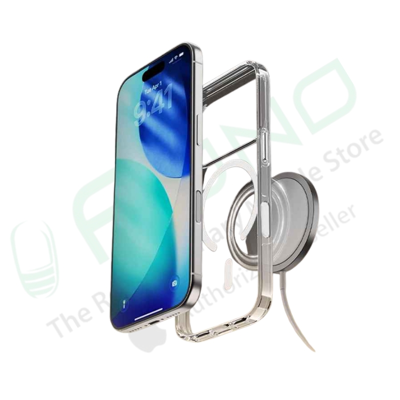 Rock Magnetic Crystal Clear MagSafe Case for iPhone 17 / 17 Pro / 17 Pro Max