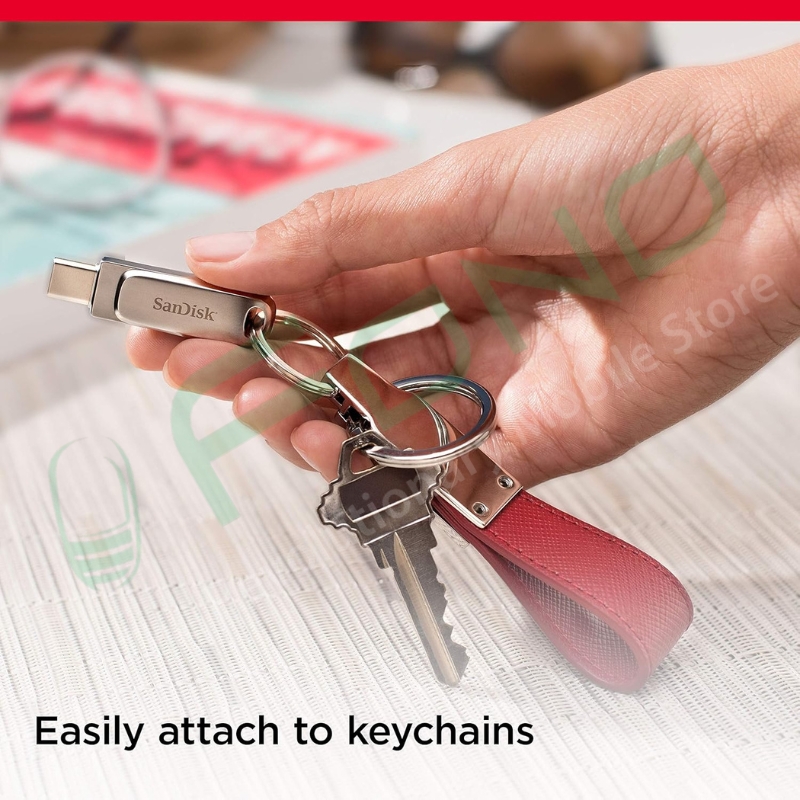 SanDisk Ultra Dual Drive Luxe USB Type-C™ Flash Drive - 128GB (Silver)