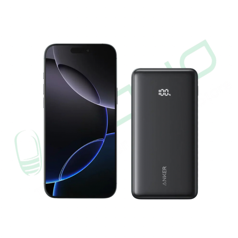 Anker Zolo Powerbank 20000mAh 22.5W Fast Charging Power Bank with Built-in USB-C Cable