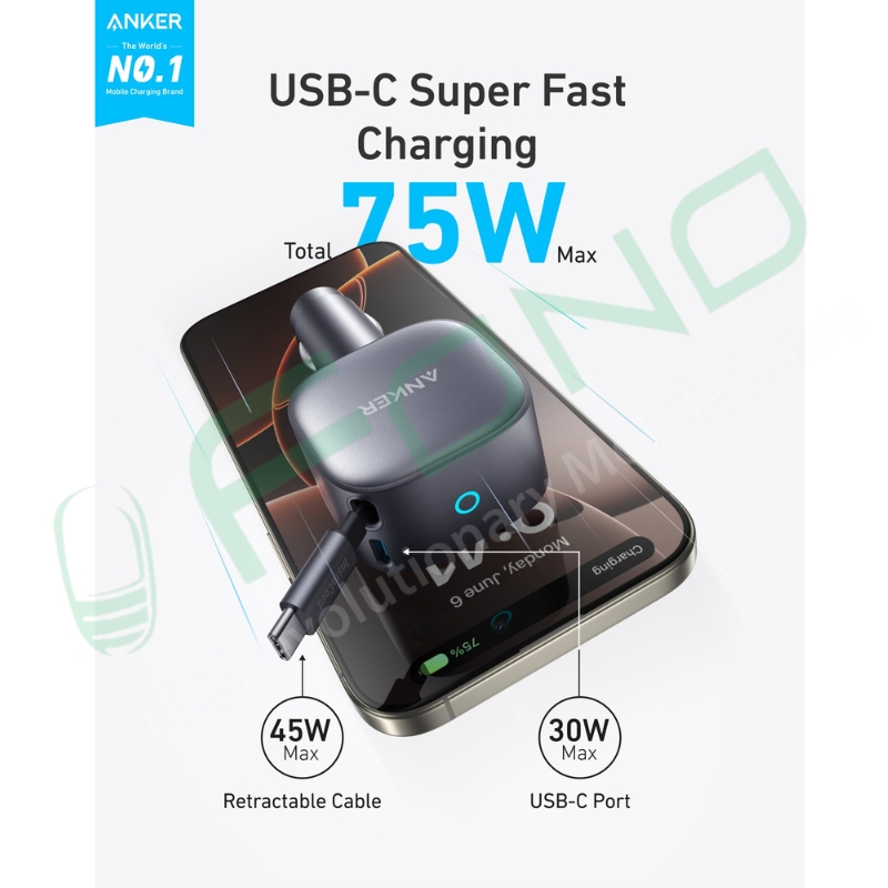 Anker Nano 75W Car Charger