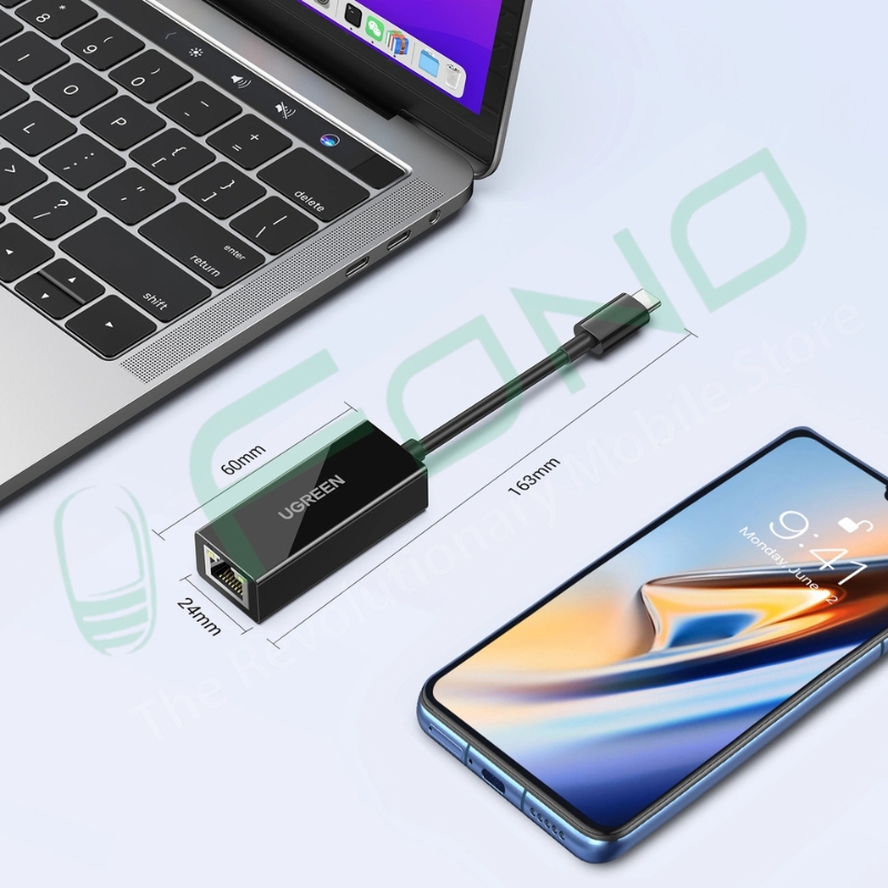 UGREEN Type-C to 1000Mbps Gigabit Ethernet Adapter