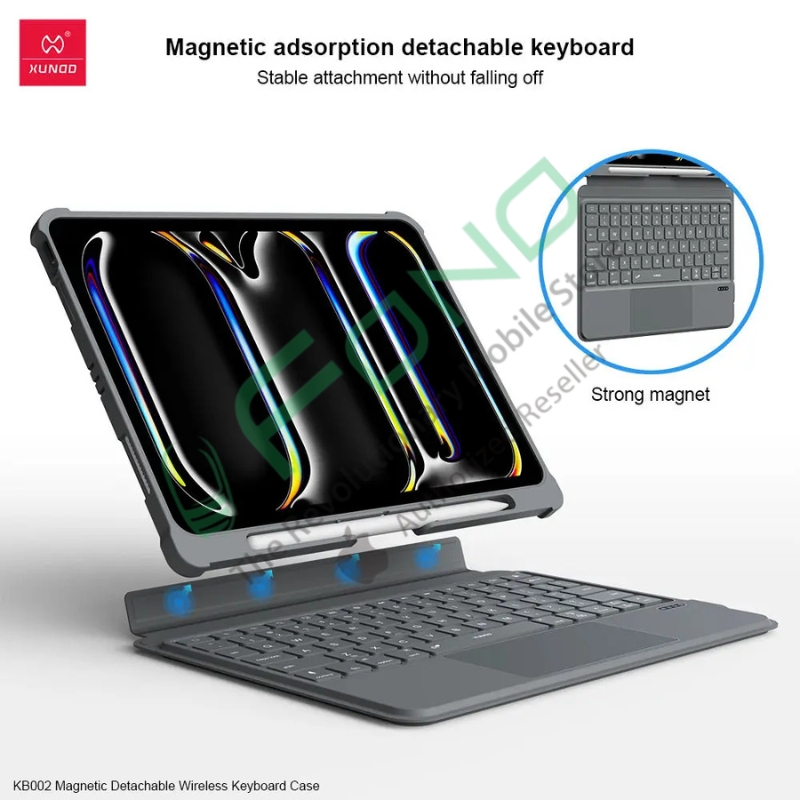 Xundd Magnetic Wireless Detachable Keyboard Case for iPad Pro 11inch M4/M5