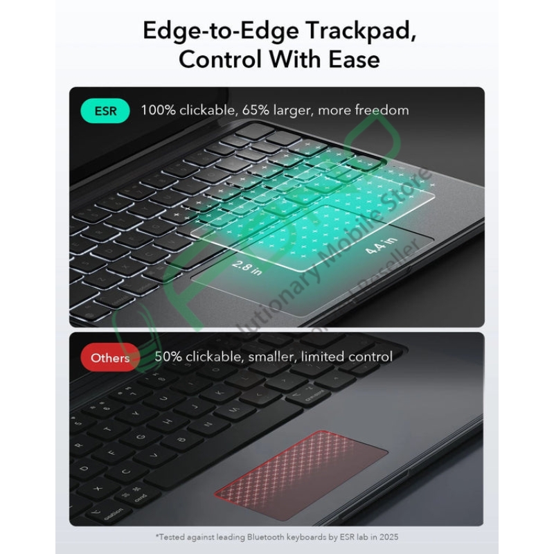 ESR iPad Pro 11inch (M4/M5) Bundle Shift Keyboard Case
