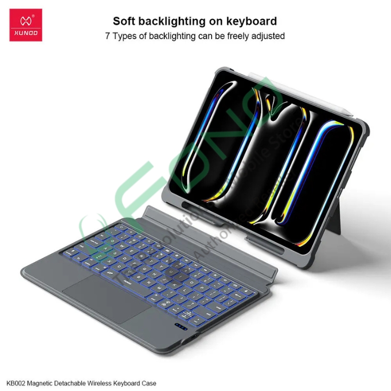 Xundd Magnetic Detachable Wireless Keyboard Case for iPad Pro 11-inch & iPad Air 11-inch