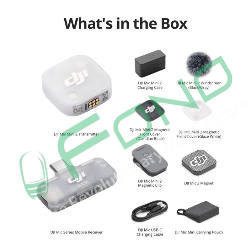 DJI Mic Mini 2 (2 TX + 1 RX + Charging Case)