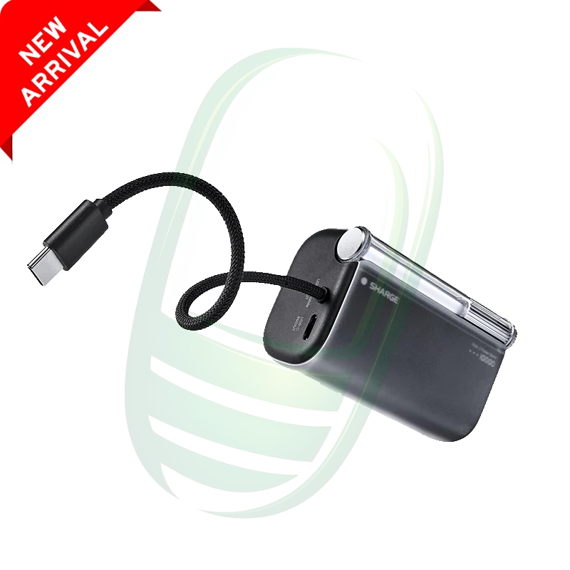 SHARGE Flow 3 Power Bank(45W, 10K, Built-in Cable)