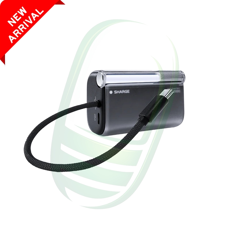 SHARGE Flow 3 Power Bank(45W, 10K, Built-in Cable)