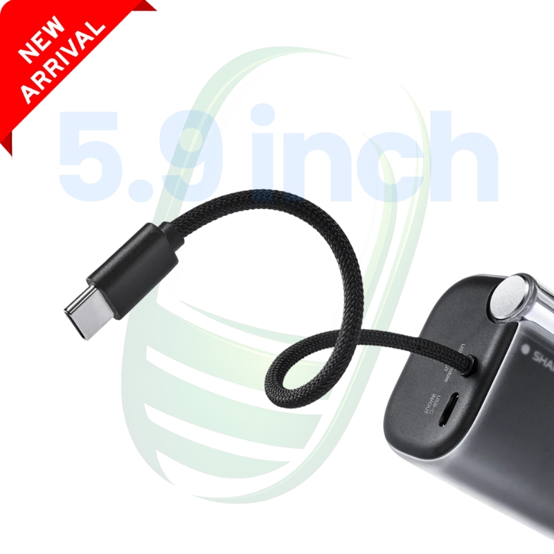 SHARGE Flow 3 Power Bank(45W, 10K, Built-in Cable)