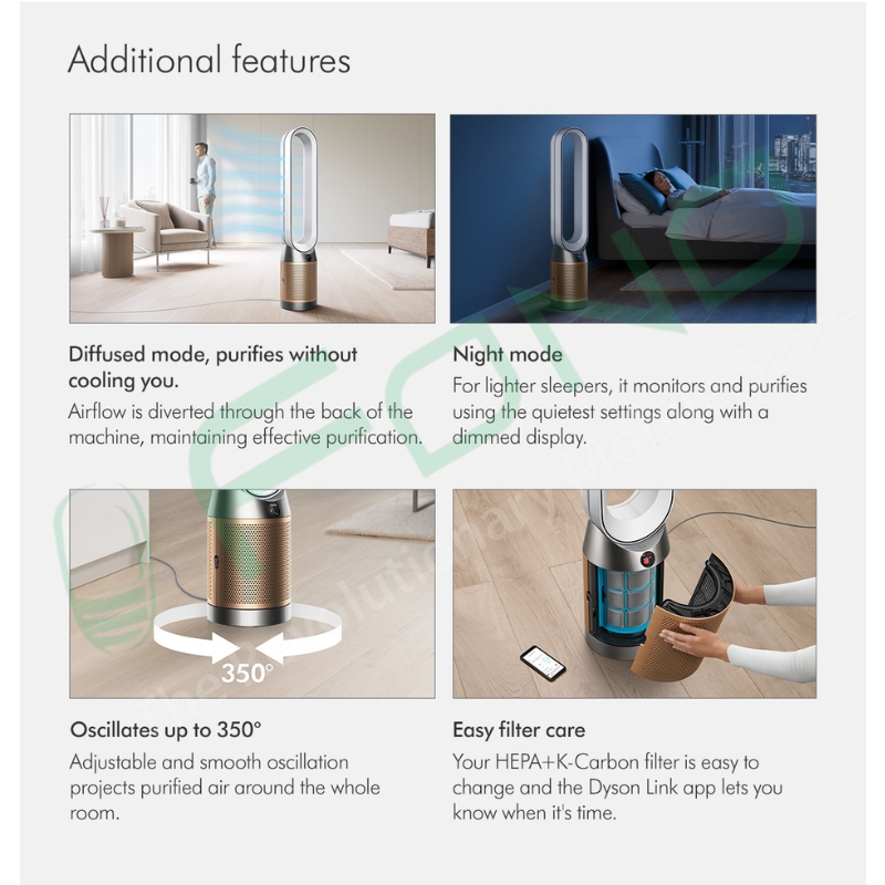 Dyson Purifier Cool Air Purifier PC2 De-NOx TP12